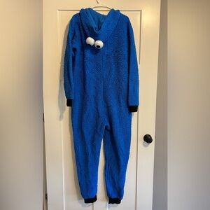 Sesame Street Cookie Monster Adult Halloween Costume - size Xsmall/small